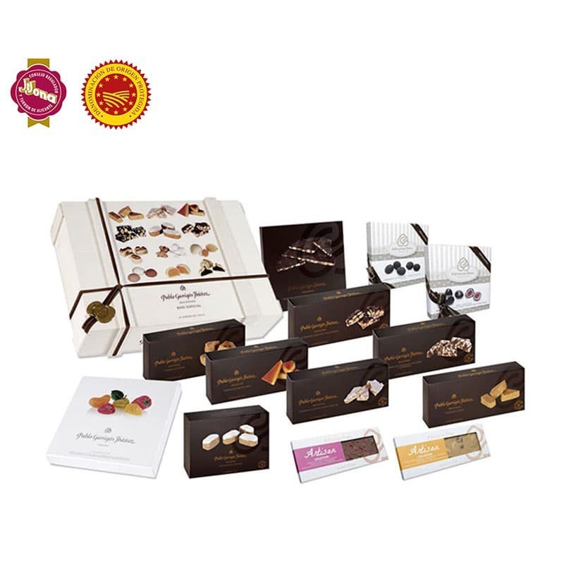 Baule Assortimento Speciale di Torrone, Cioccolato e Dolci
