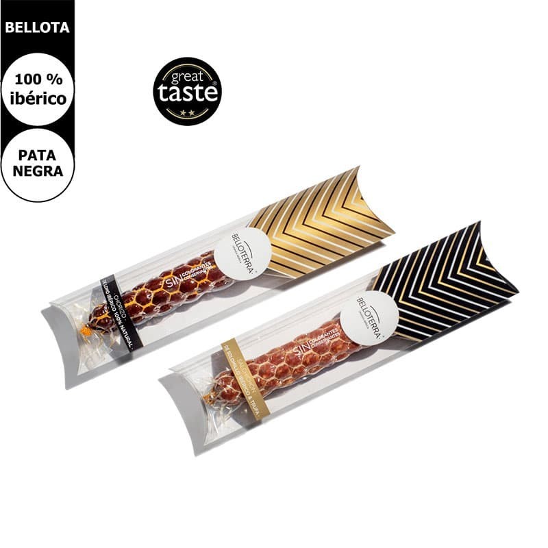 Salchichón di Lombata Iberica con Tartufo e Chorizo Iberico di Lonza